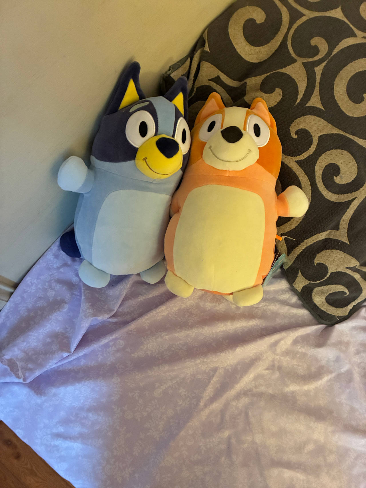 Bluey and Bingo Squishmallows Hugmee Plush Set