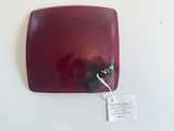 Linda Saxon Mix Red Holly Berries Fused Glass Dish - Image 2