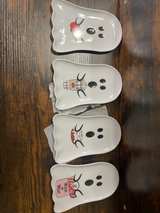 Goblin & Ghoul White Ghost Melamine Appetizer Plates - Image 3