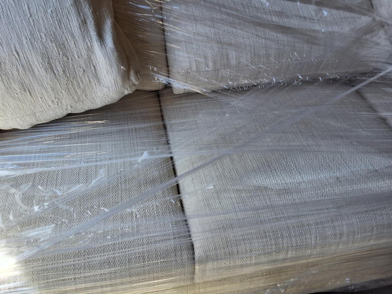 Beige Fabric Sofa