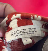Rachel Zoe Red and White Floral Top and pants set - Image 1