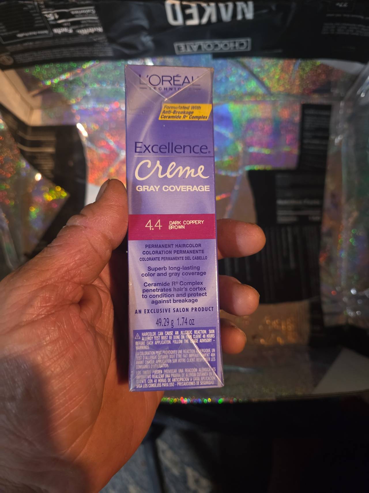 L'Oréal Technique Excellence Creme 4.4 Dark Coppery Brown