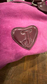 Juicy Couture Daydreamer Tote Purple INSIDE SILVER FALLING APART FROM AGE  - Image 6