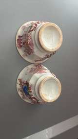 Mason's Vista Pink Ironstone Tea Cups - Image 3