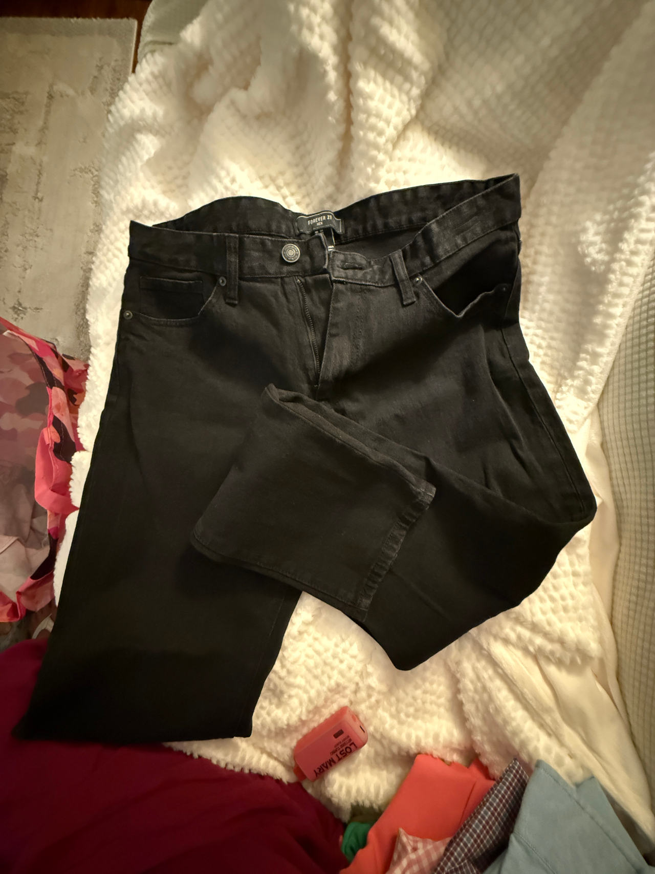 Black Jeans - Forever 21 Men 34/30