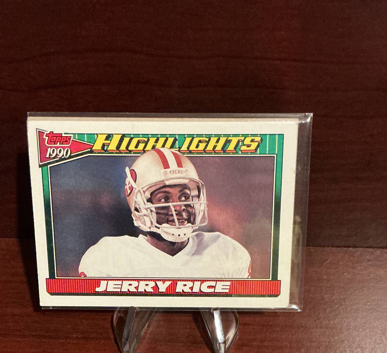 1990 Topps Jerry Rice Highlights #4 Football Card