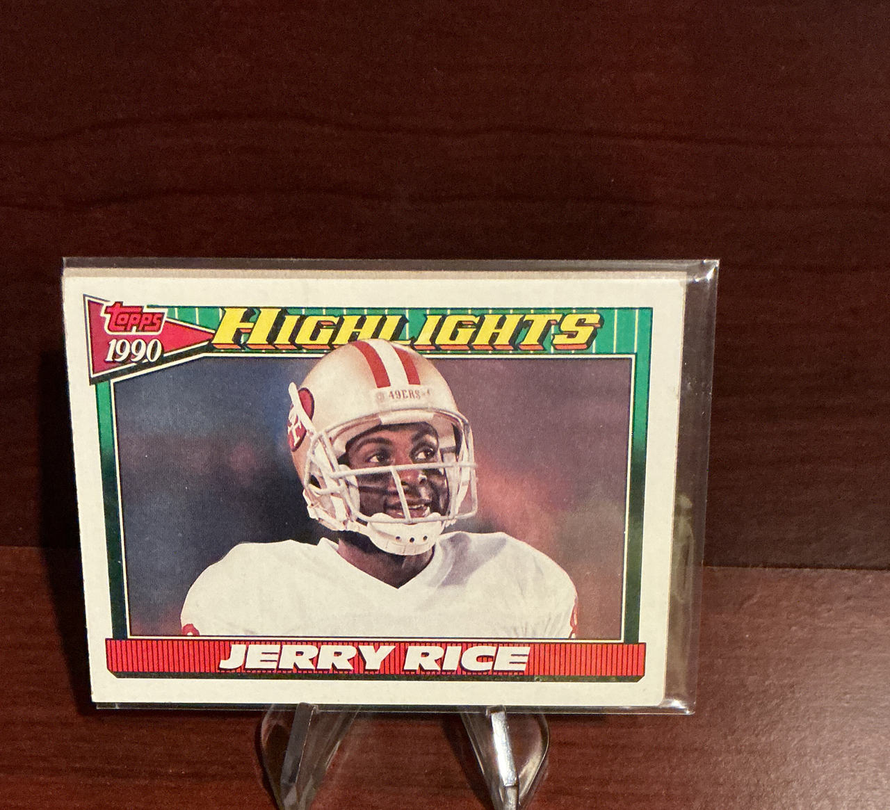 1990 Topps Jerry Rice Highlights #4 Football Card