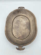 Vintage Guardian Service Hammered Aluminum Oval Serving Tray Platter 15” - Image 1
