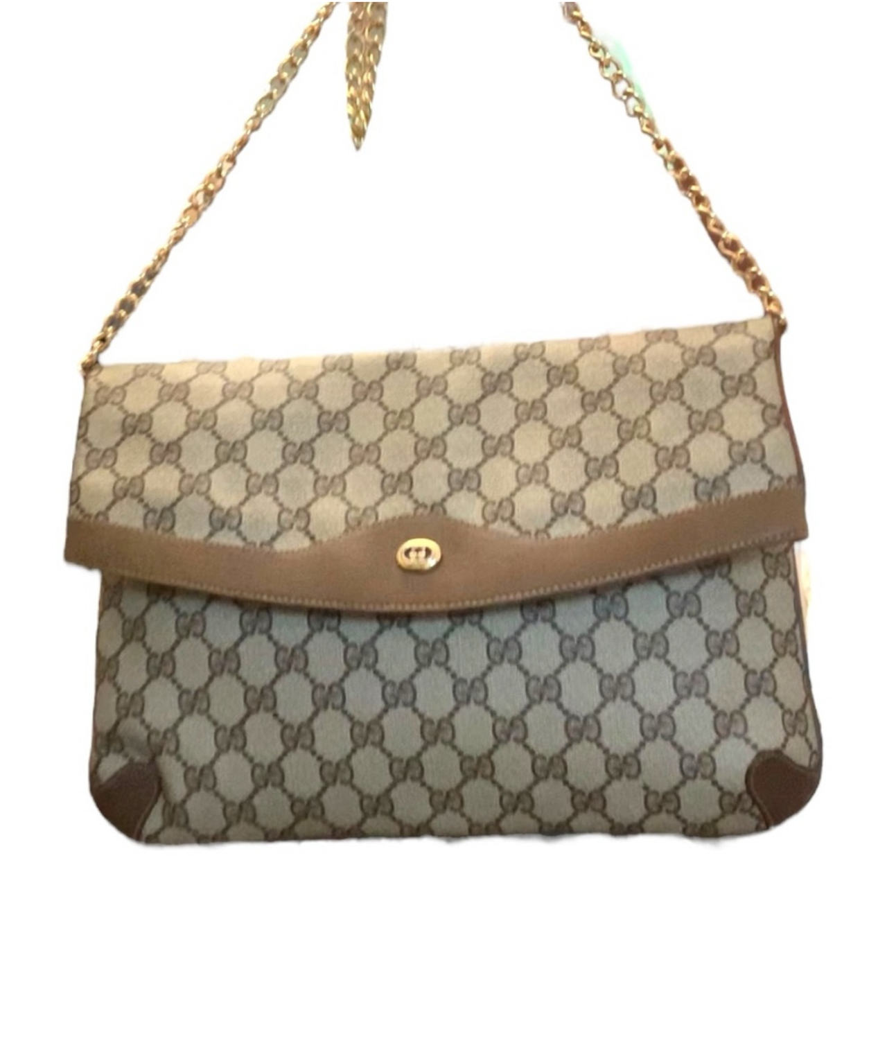 Gucci GG Supreme Pouch with flap Shoulder or Crossbody Bag
