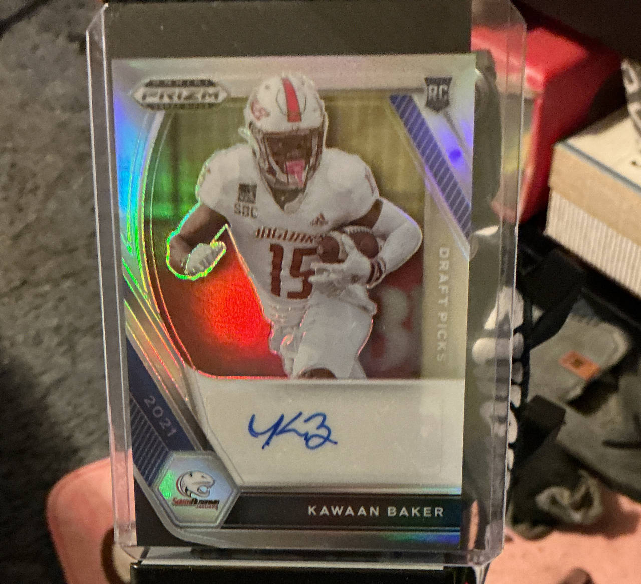 2021 Panini Prizm Draft Picks Kawaan Baker Autograph #157
