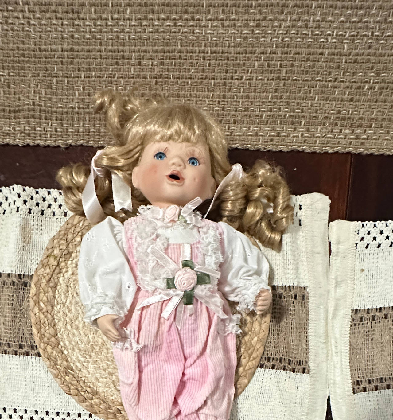 Vintage Porcelain Collector Doll