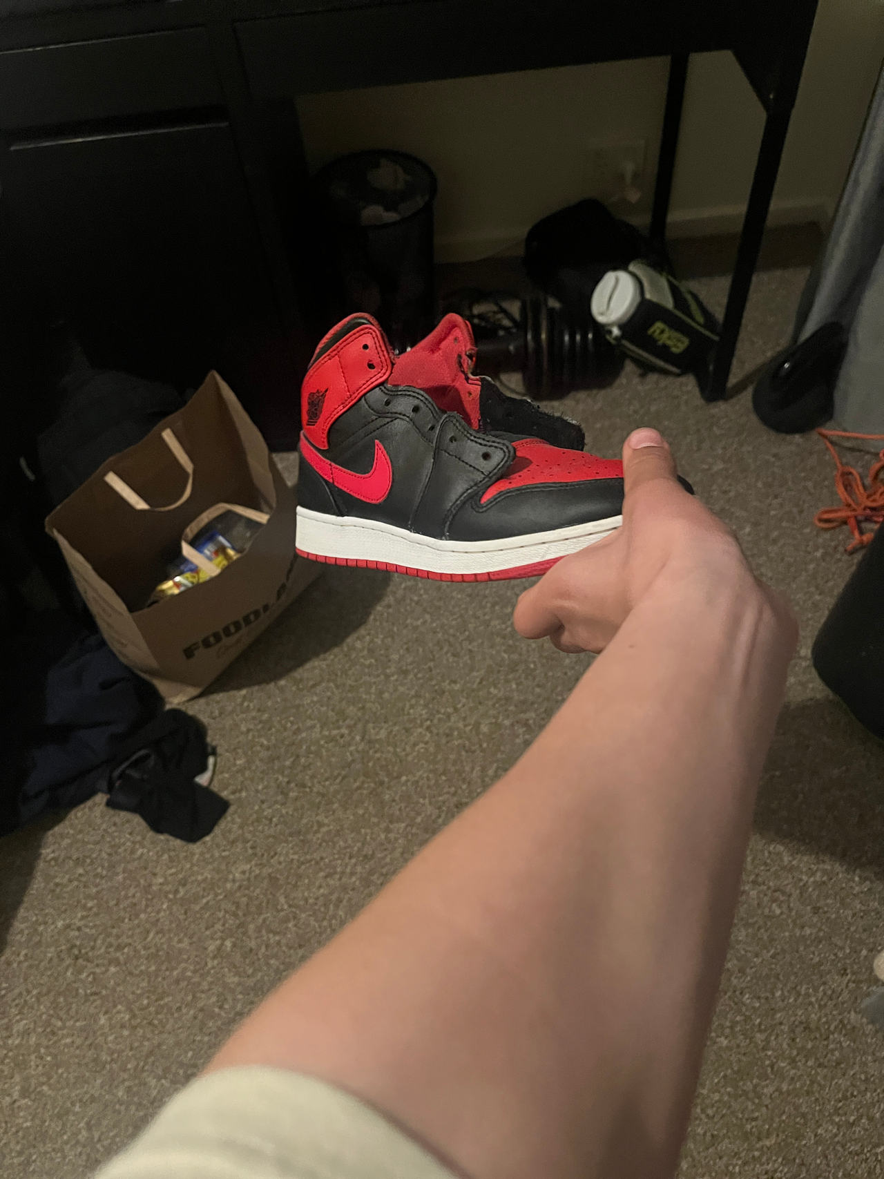 Air Jordan 1 Retro High OG (Bred/Banned) - Toddler