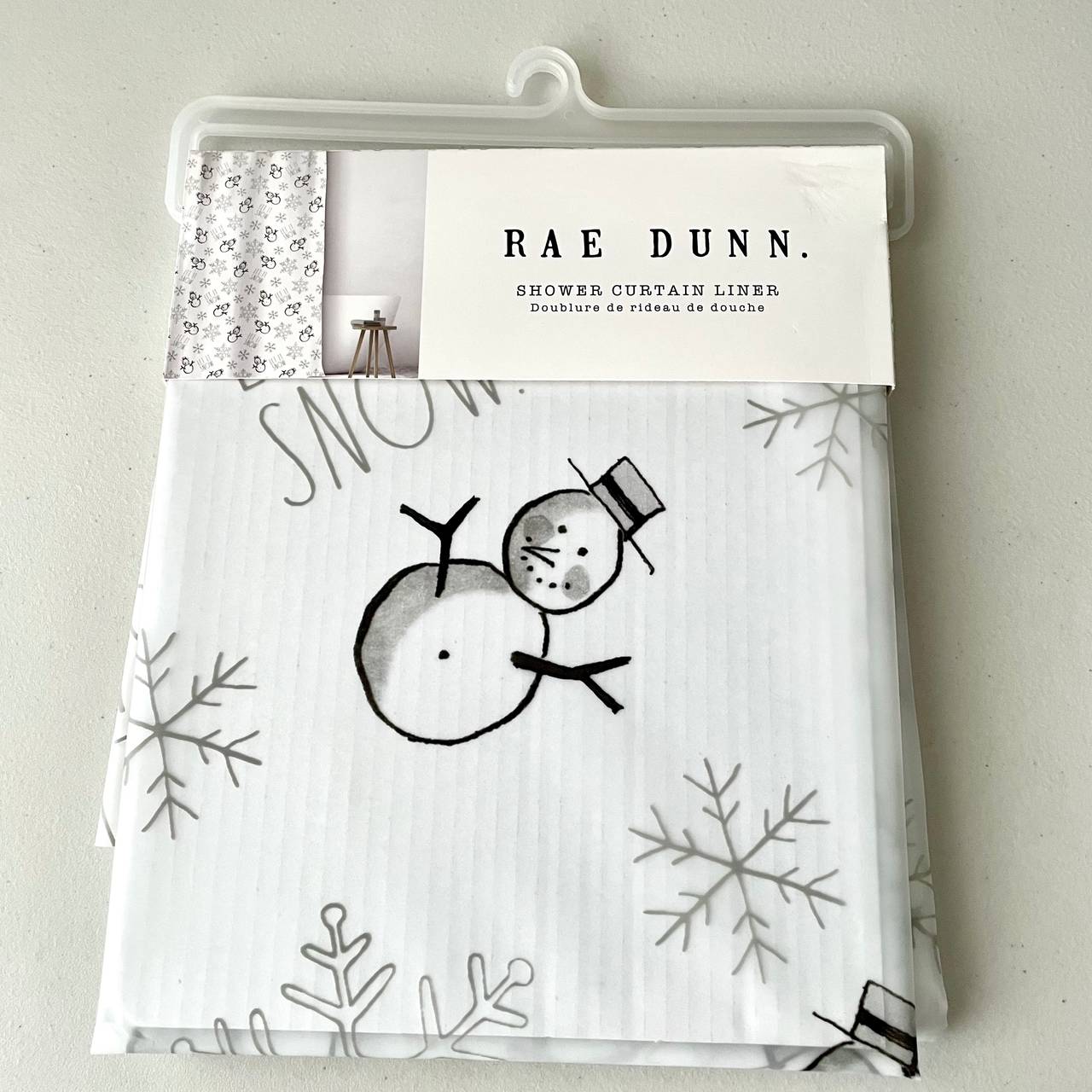 Rae Dunn Shower Curtain Liner