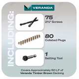 Veranda Collated Cortex Hidden Fastening System - Timber Brown - Image 4