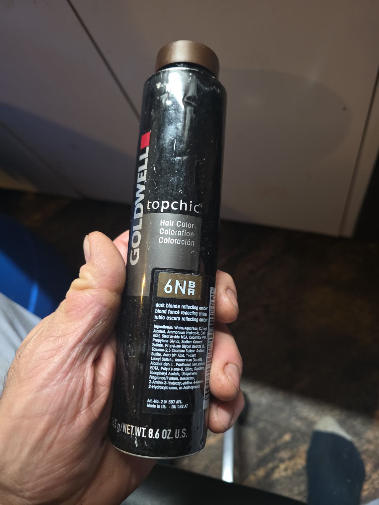 Goldwell Topchic Hair Color 6NB Dark Blonde Reflecting Amber