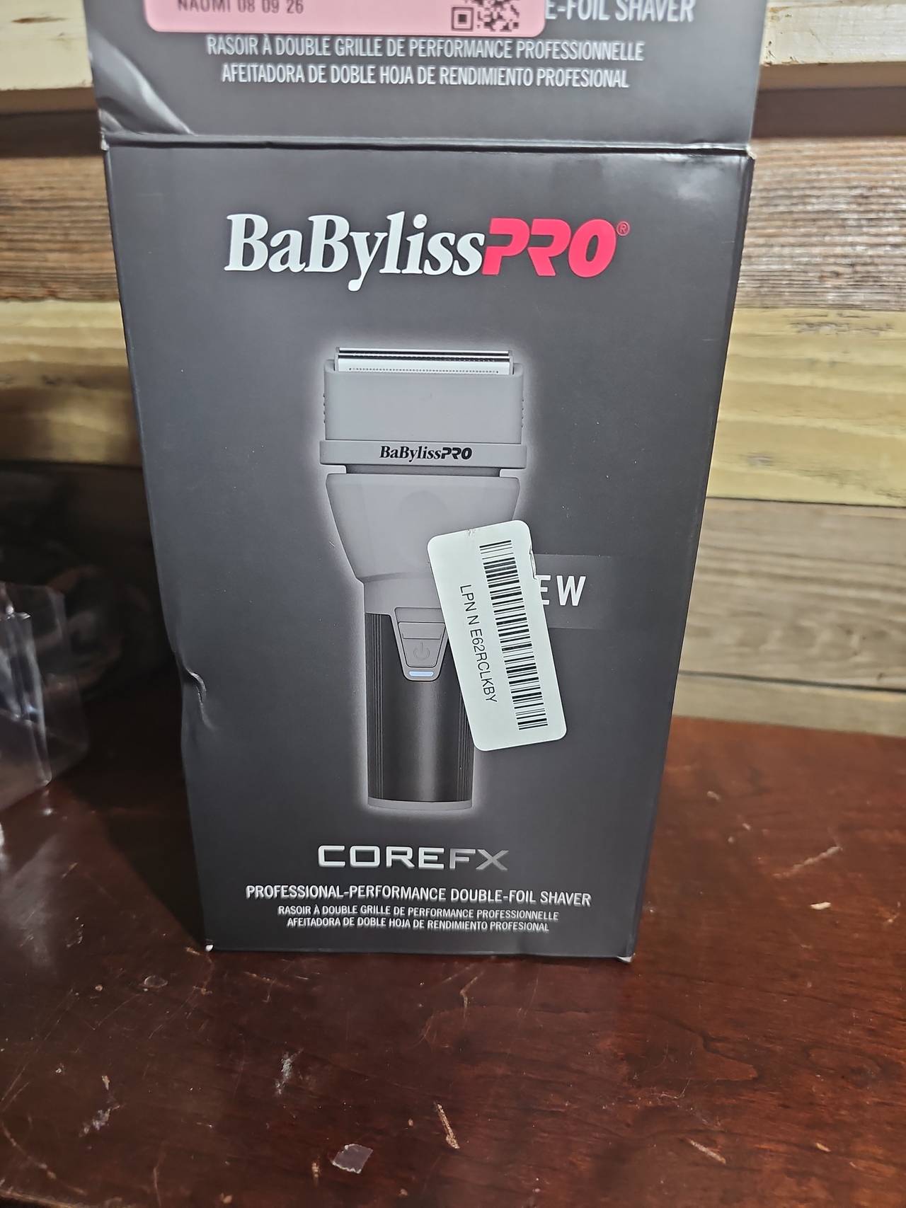 BaBylissPRO CoreFX Professional Double-Foil Shaver