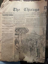 The Chicago Record Newspaper April 13, 1896 - Image 1