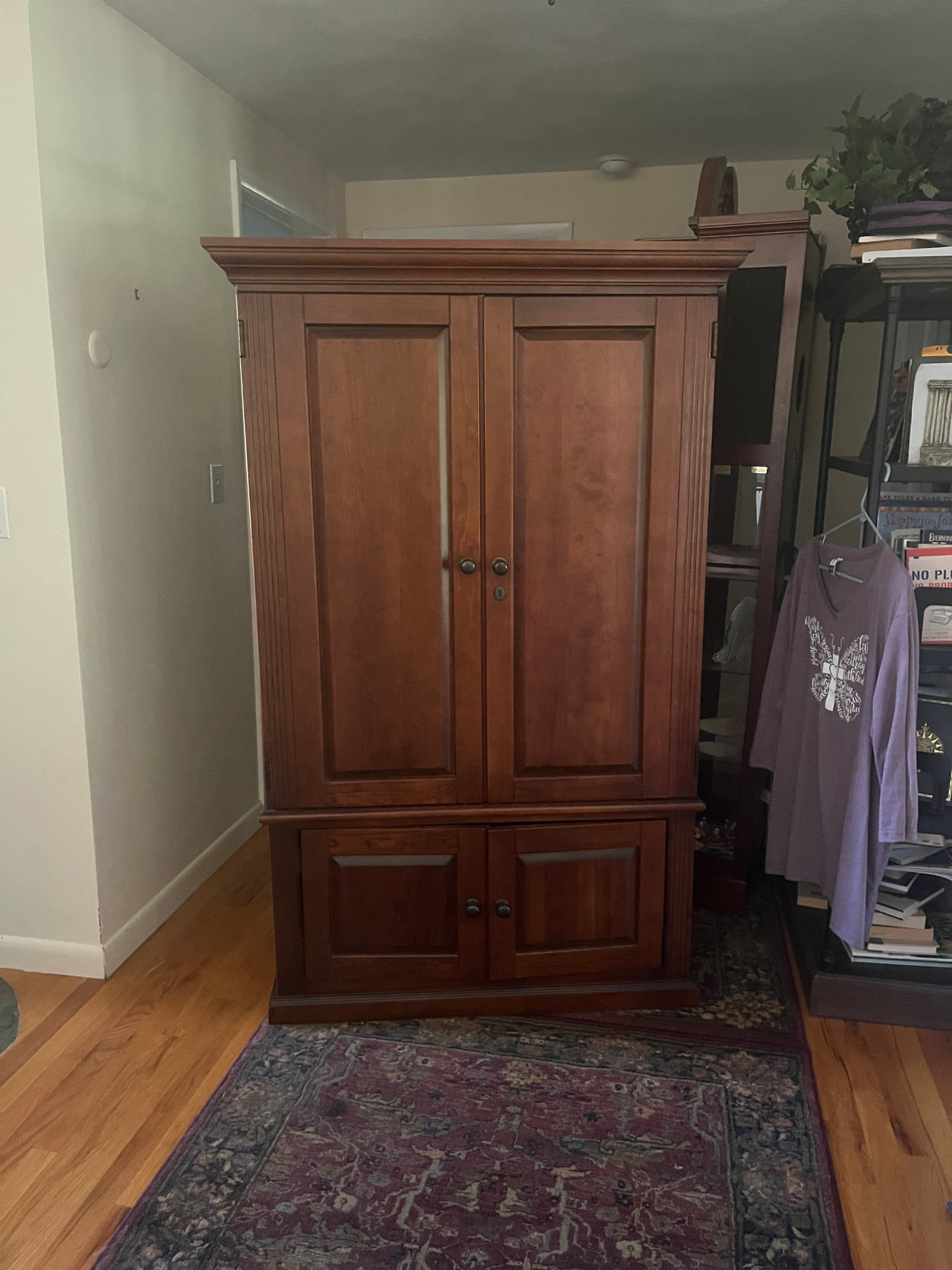 Wooden Armoire Cabinet