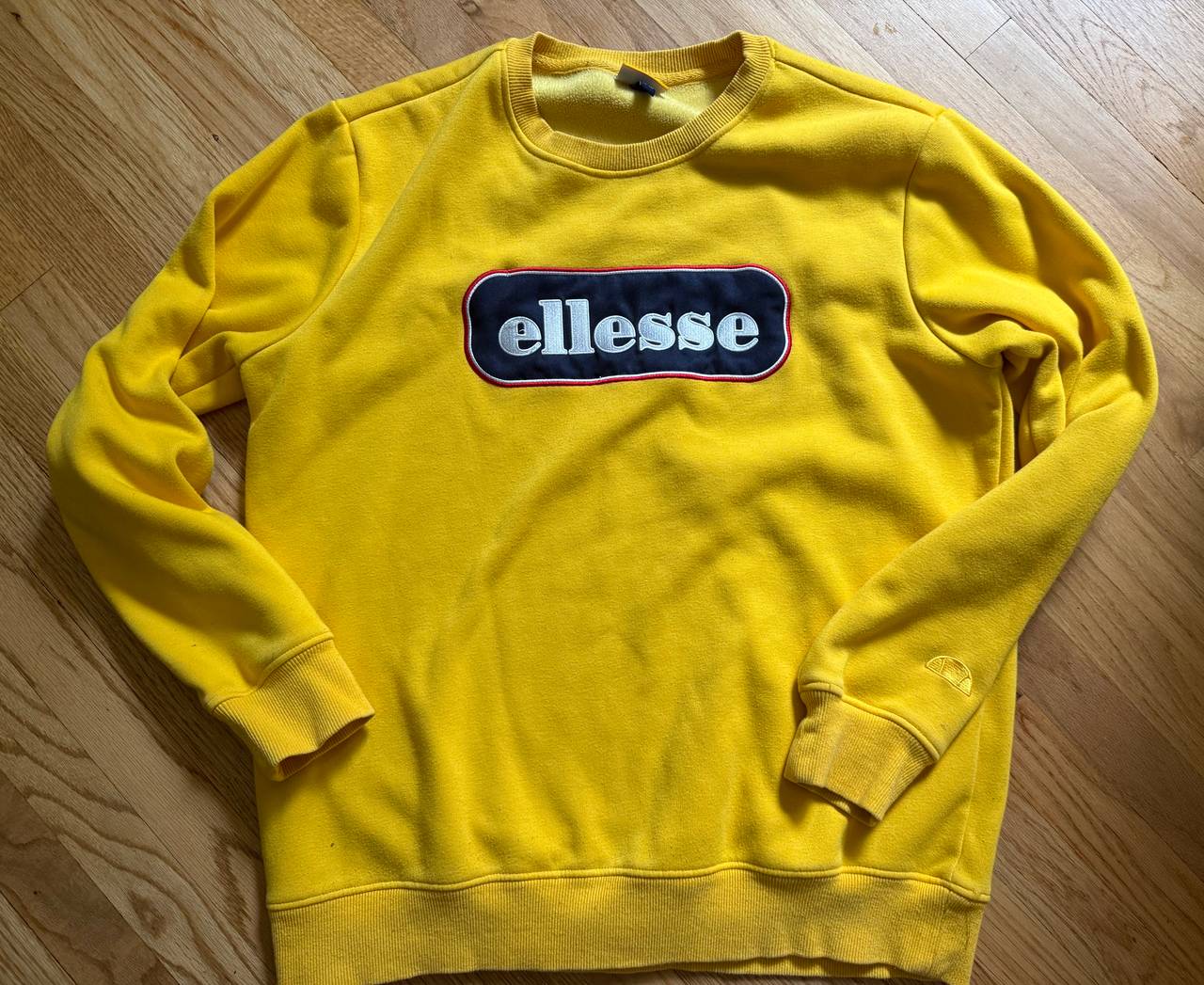 Ellesse Yellow Crew Neck Sweatshirt