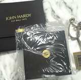 John Hardy Classic Chain Hammered Silver Pear Drop Earrings Brand New with Tags - Image 4