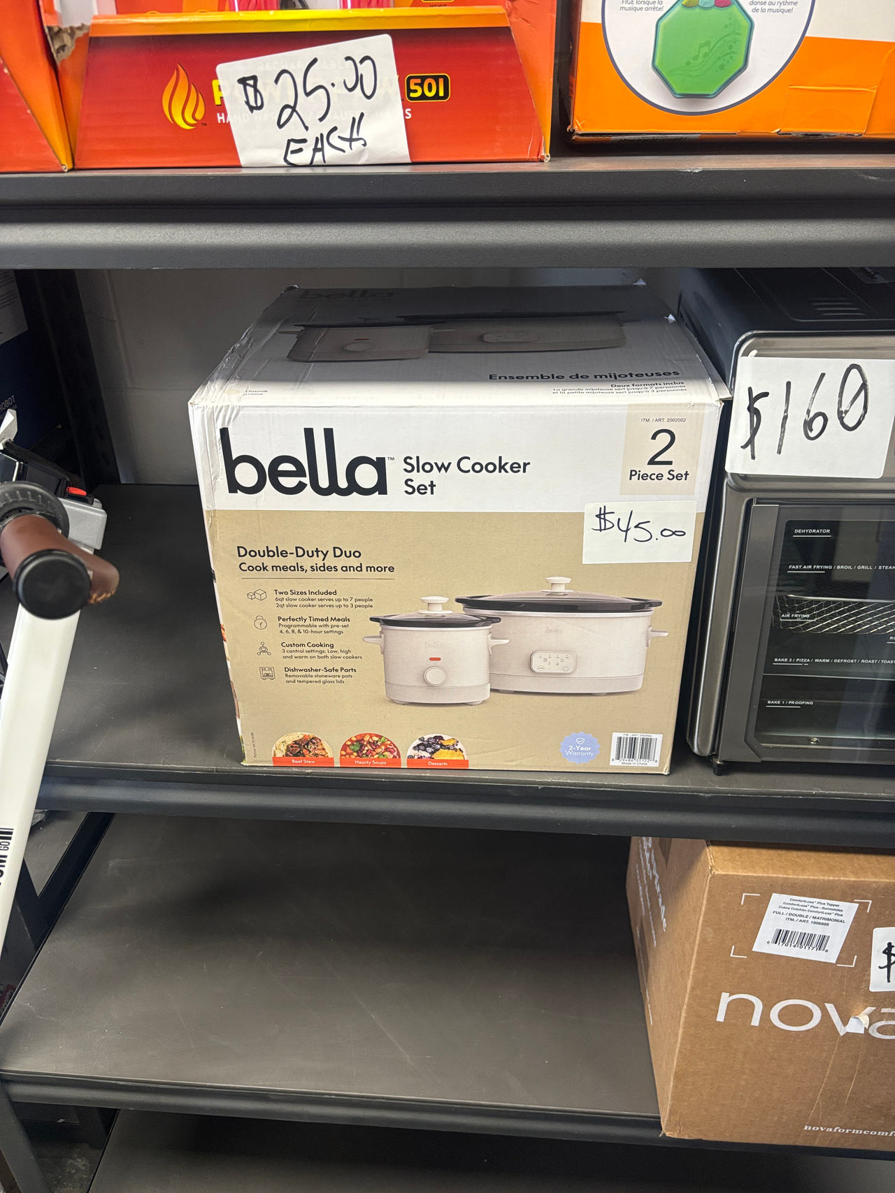 Bella Double-Duty Duo Slow Cooker Set