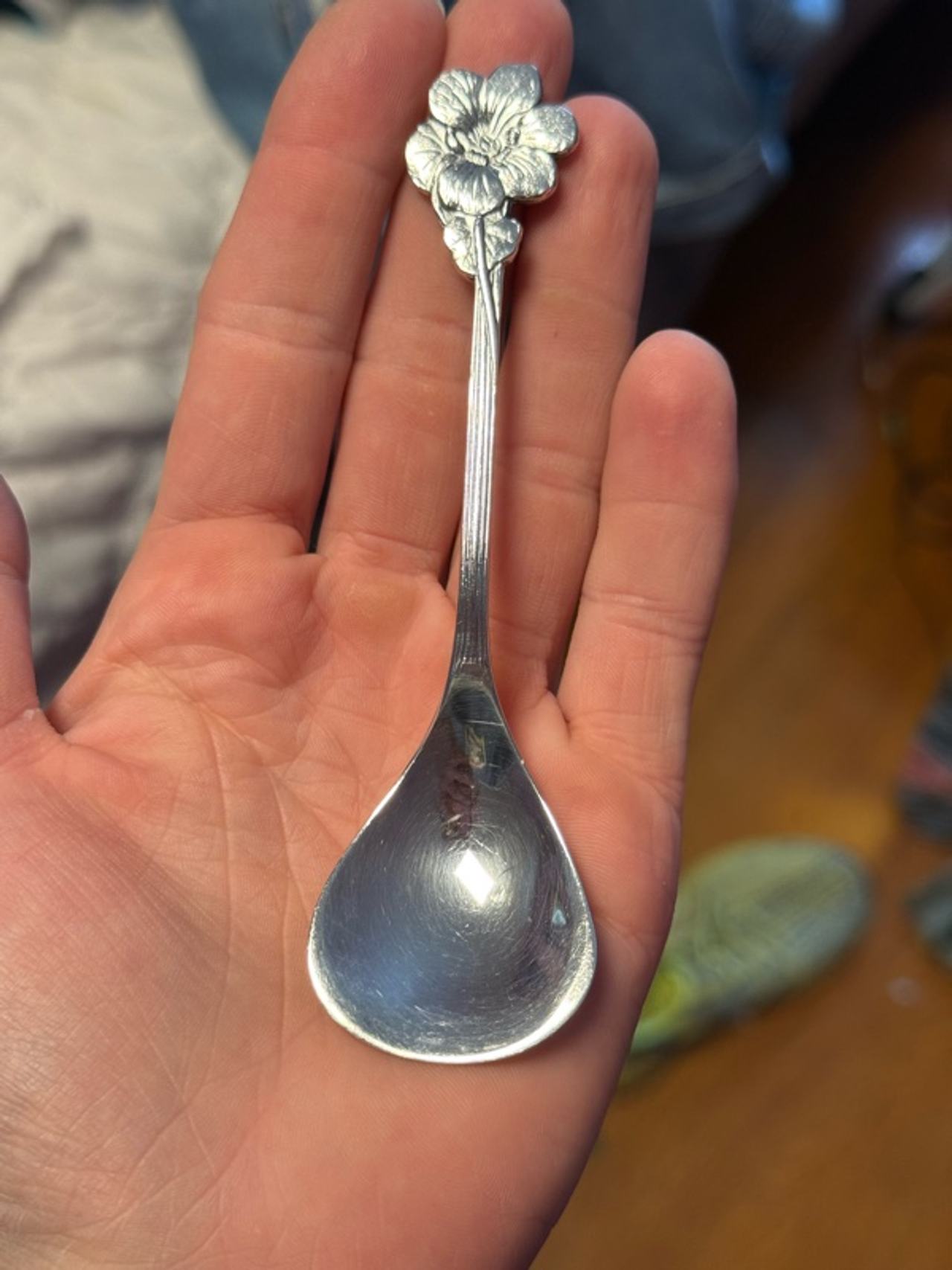 Vintage Alpaca Silver Teaspoon