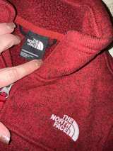The North Face Maggy Sweater Fleece Jacket Burgundy - Size S - Image 2