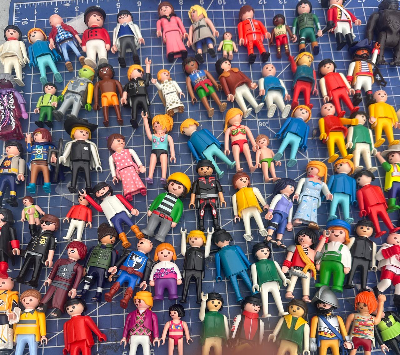 Playmobil Poseable Figures Lot, 70+ figures