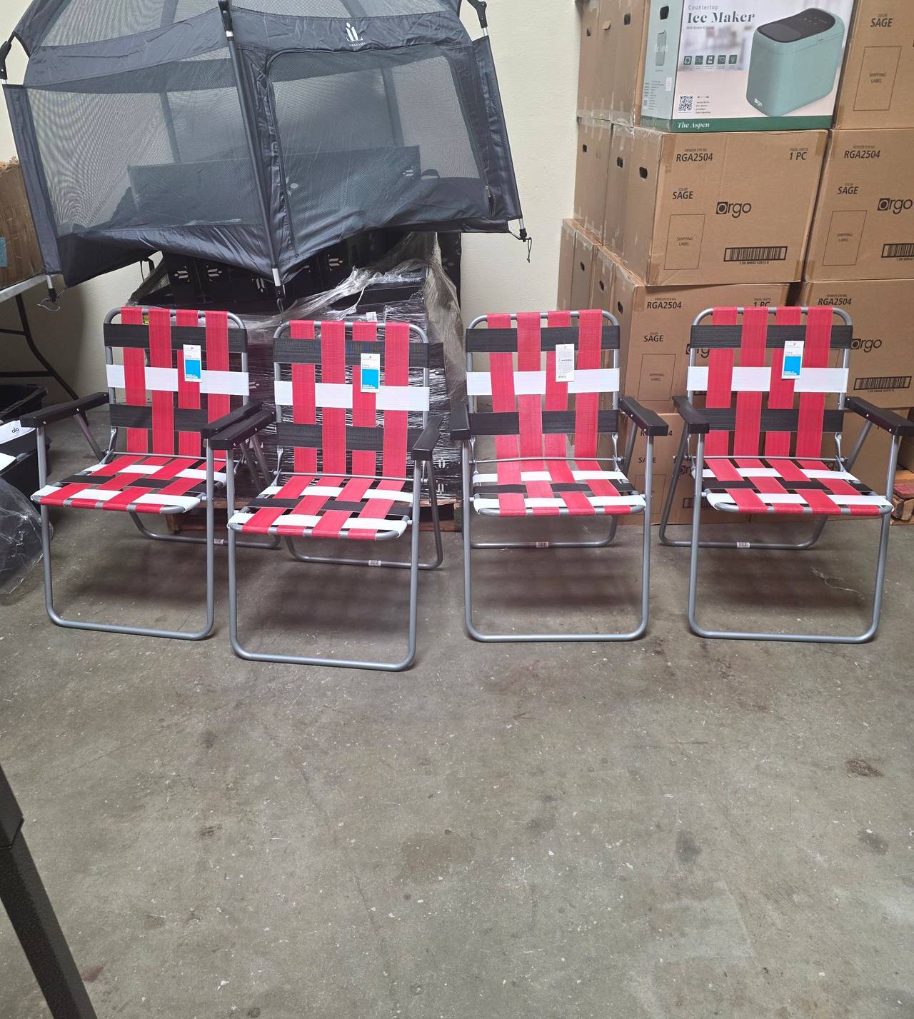 Lawn Chair USA Webbed Folding Chairs