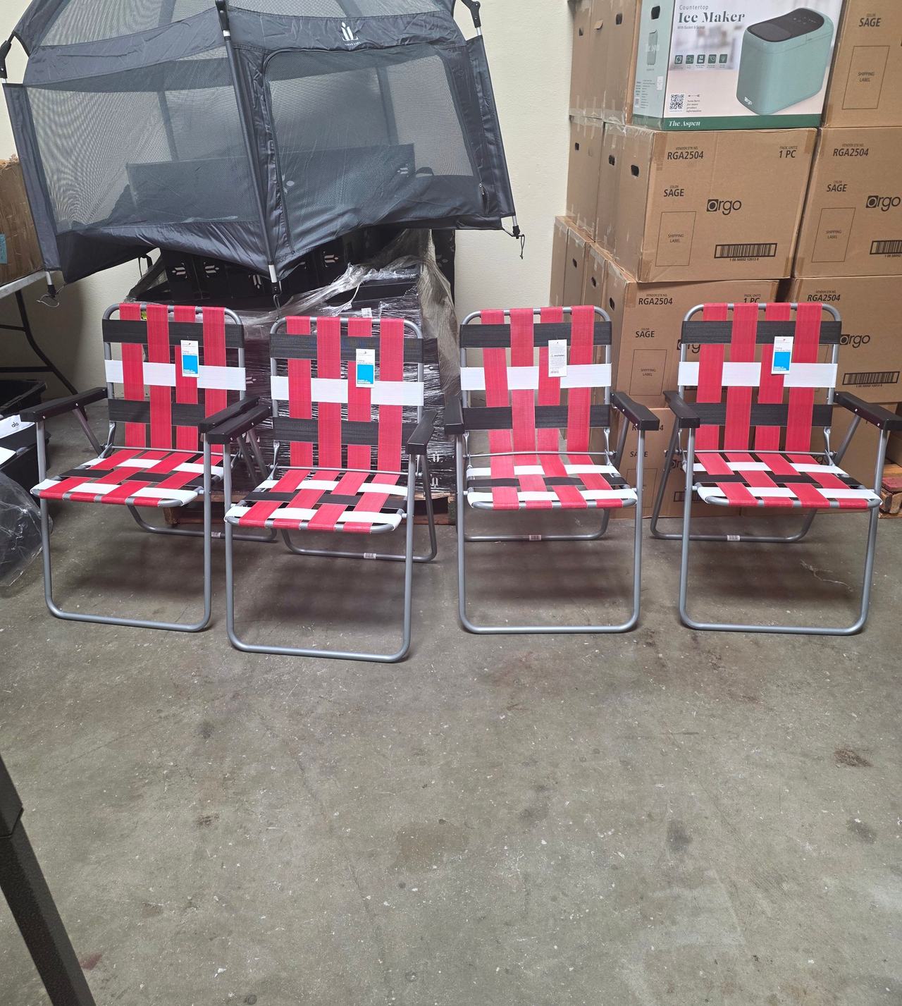 Lawn Chair USA Webbed Folding Chairs