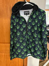 Black Jack 1999 USA Weed Leaf Anorak Windbreaker - Image 1
