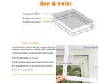 Window Insulation Kit 63inX63in(160X160cm) for Winter Keep Cold Out, Cuttable  - Image 5