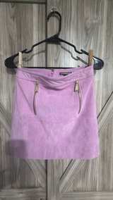 Express Faux Suede Zip Pocket Mini Skirt Size 0 Zero - Image 2