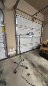 Rolling Gooseneck Floor Lamp with Metal Shade - Image 3