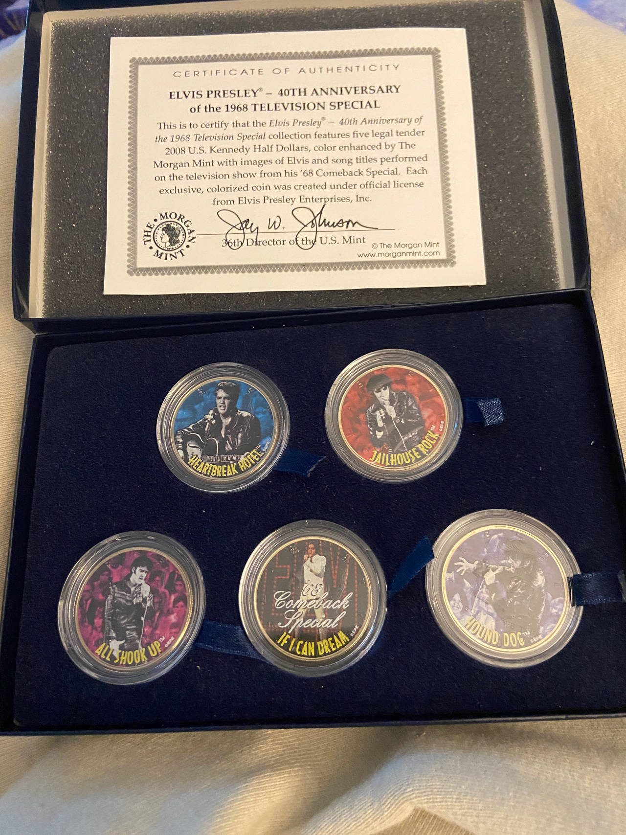 Elvis Presley 40th Anniversary 1968 Television Special Coin Collection