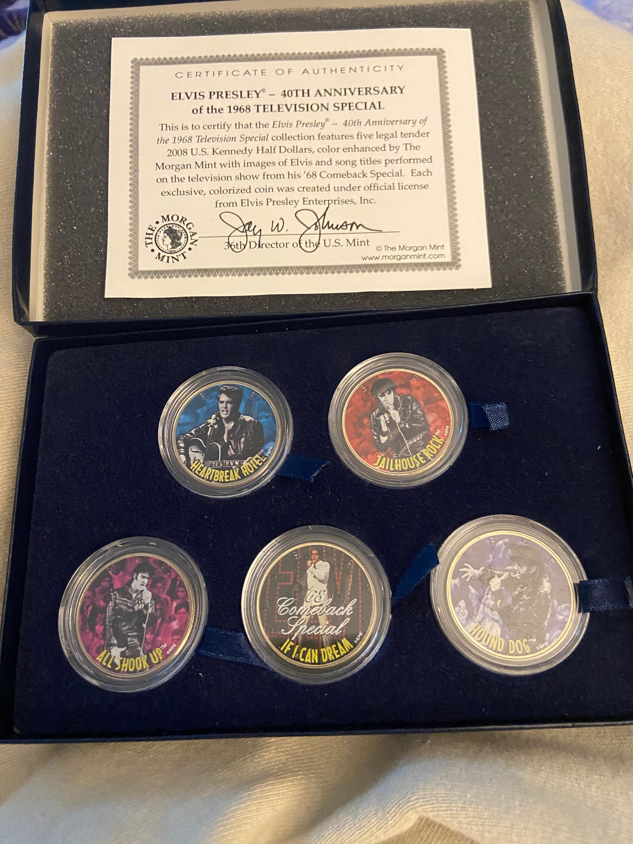 Elvis Presley 40th Anniversary 1968 Television Special Coin Collection