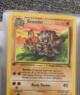 Pokémon Graveler 1st Edition Base Set 37/102 Shadowless - Image 1