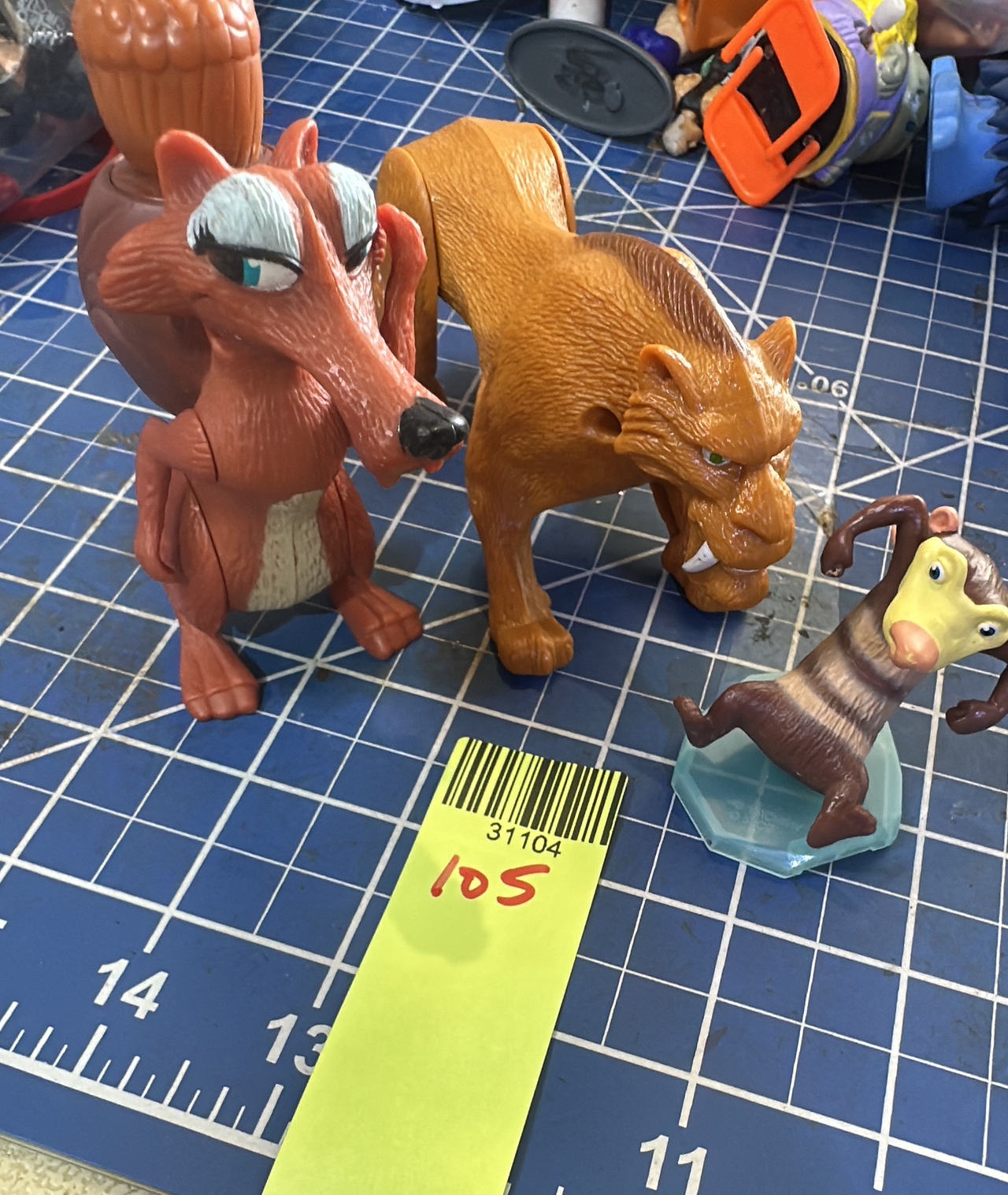 ICE AGE vintage action figure bundle 3 pcs.