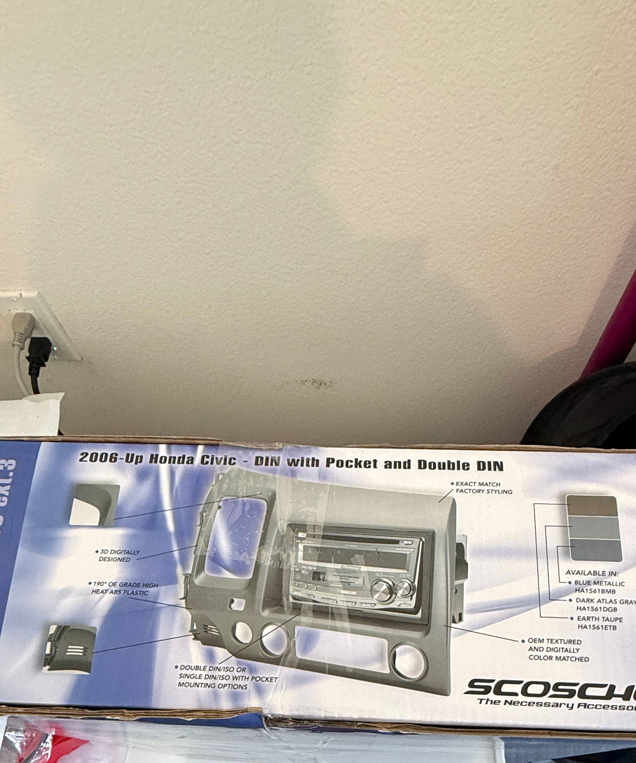 Scosche HA1561DGB 2006-Up Honda Civic Dash Kit
