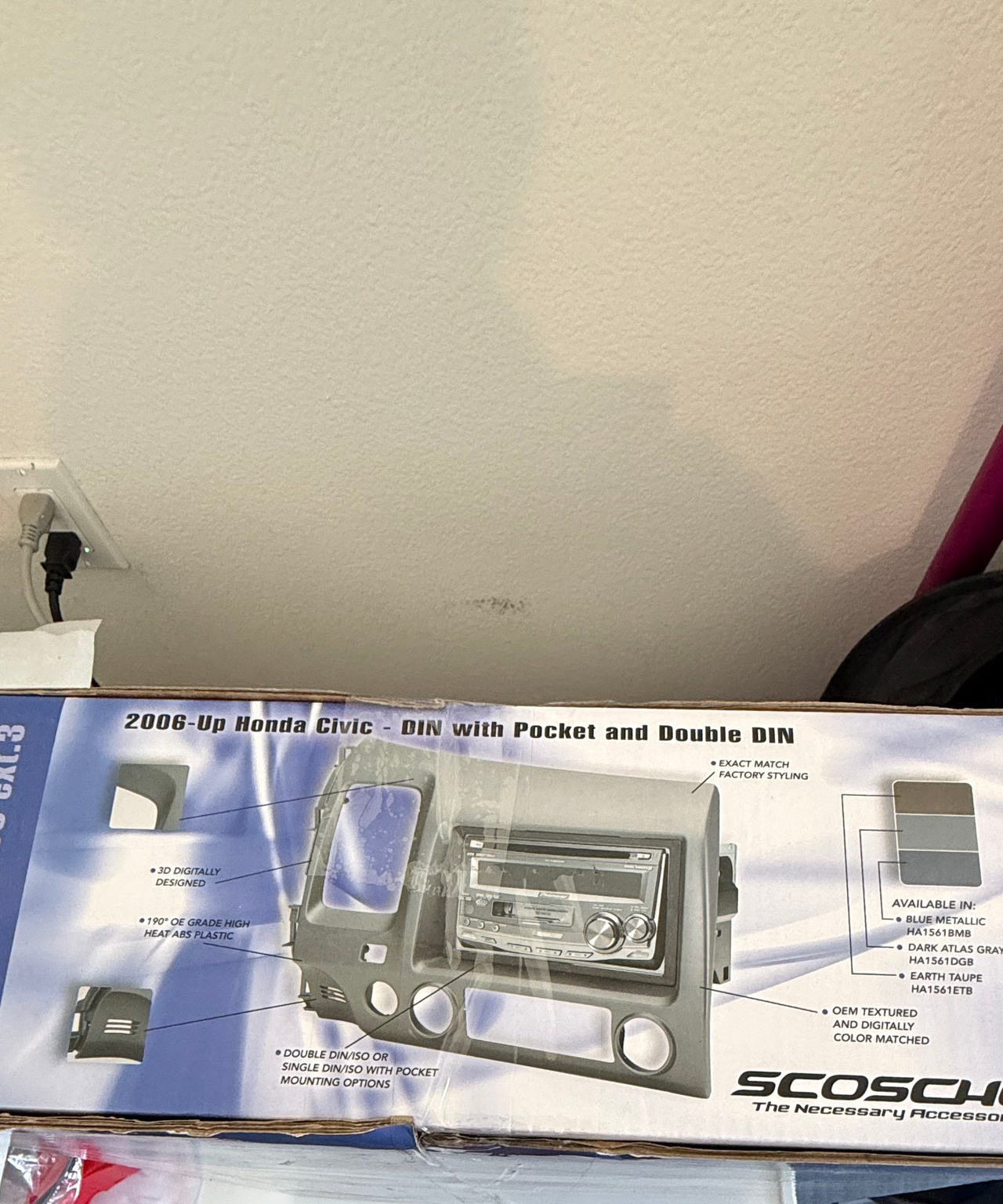 Scosche HA1561DGB 2006-Up Honda Civic Dash Kit