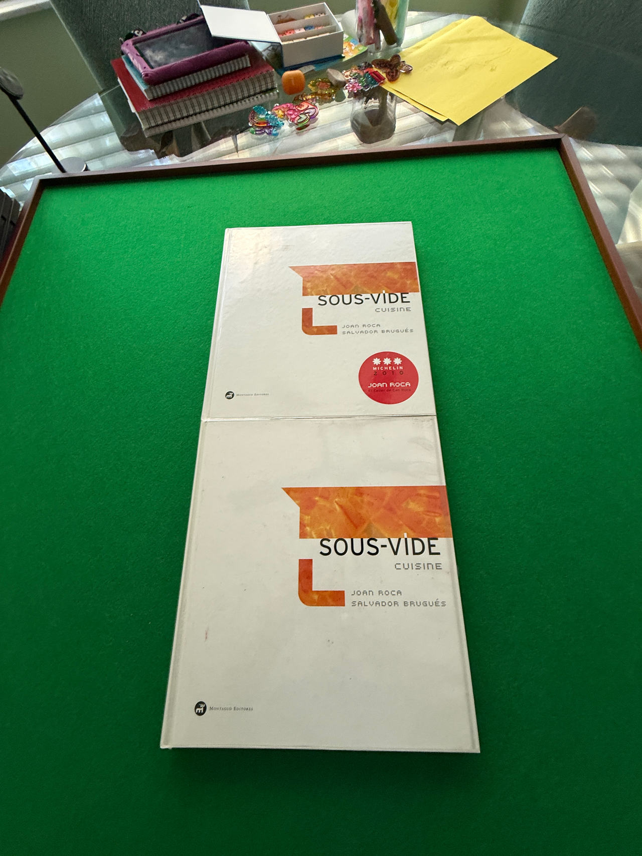 Sous-Vide Cuisine by Joan Roca and Salvador Brugues Hardcover Book set