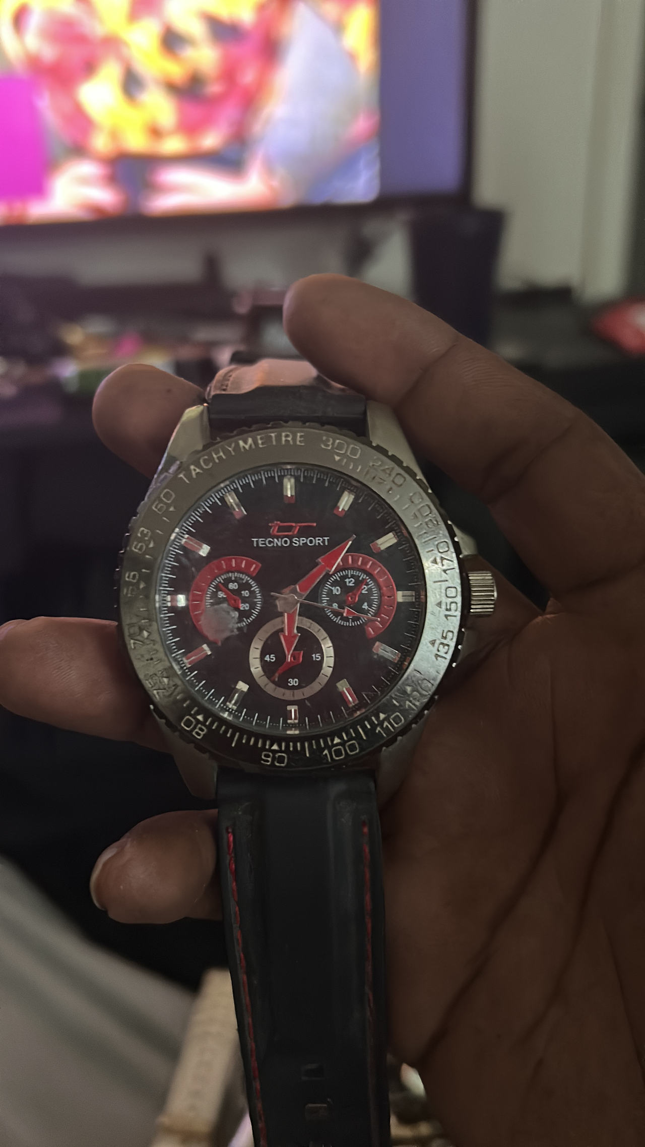 Tecno Sport Chronograph Tachymeter Watch