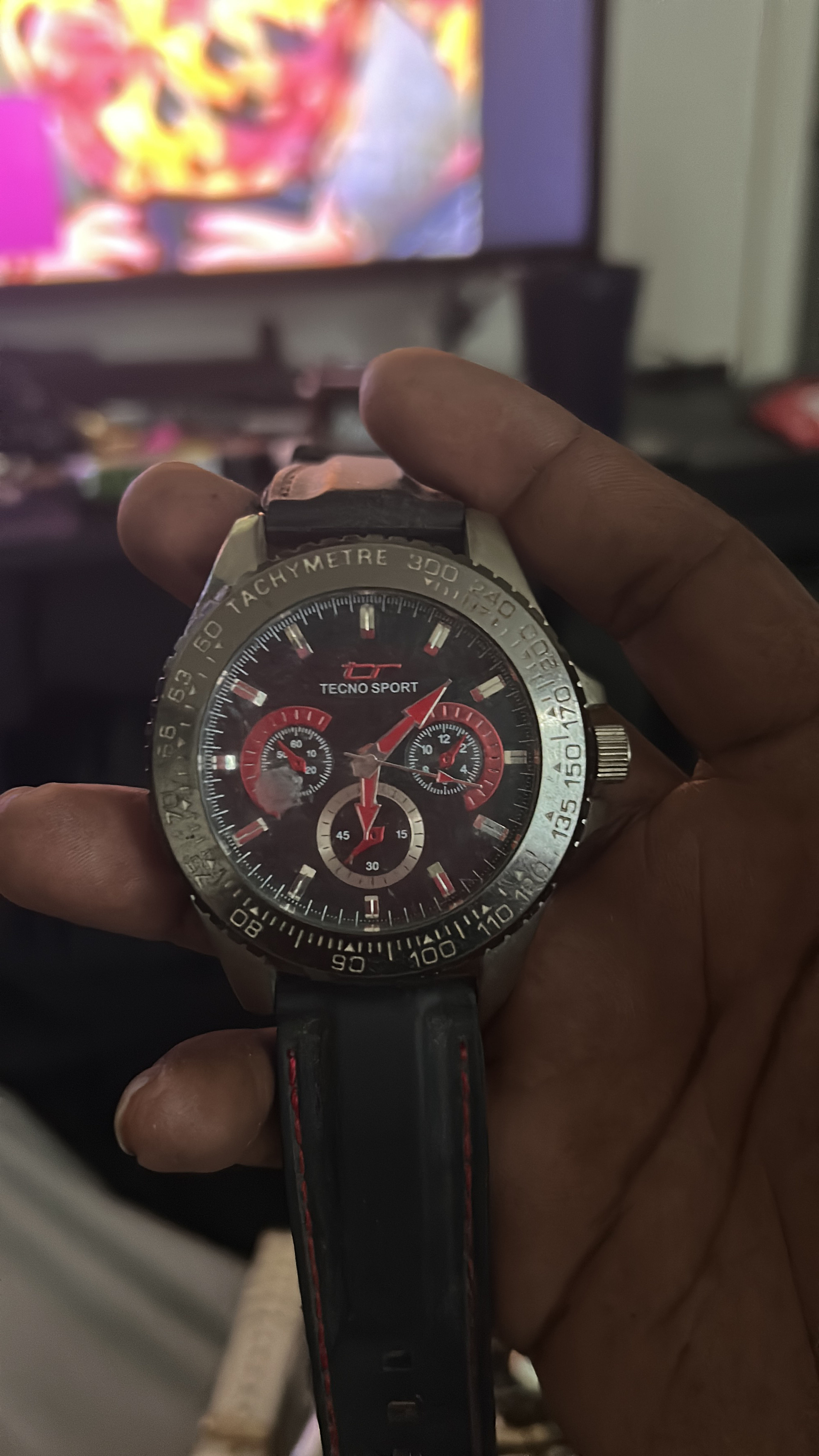 Tecno Sport Chronograph Tachymeter Watch