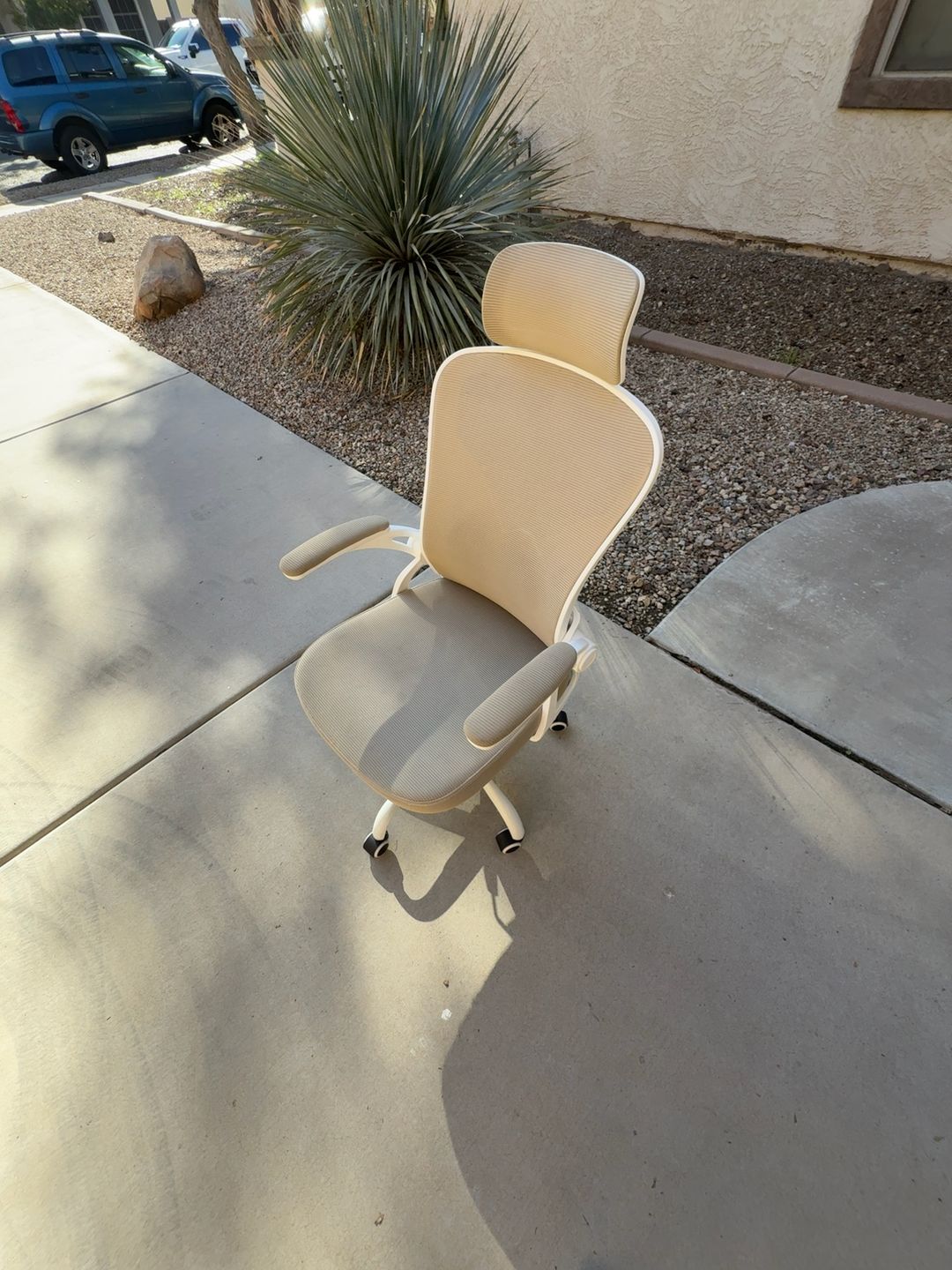 SICHY Ergonomic Office Chair with Adjustable Lumbar Support and Flip-Up Armrests