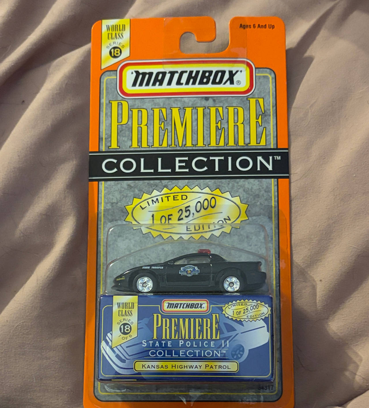 Matchbox Premiere Collection Kansas Highway Patrol Camaro Z28