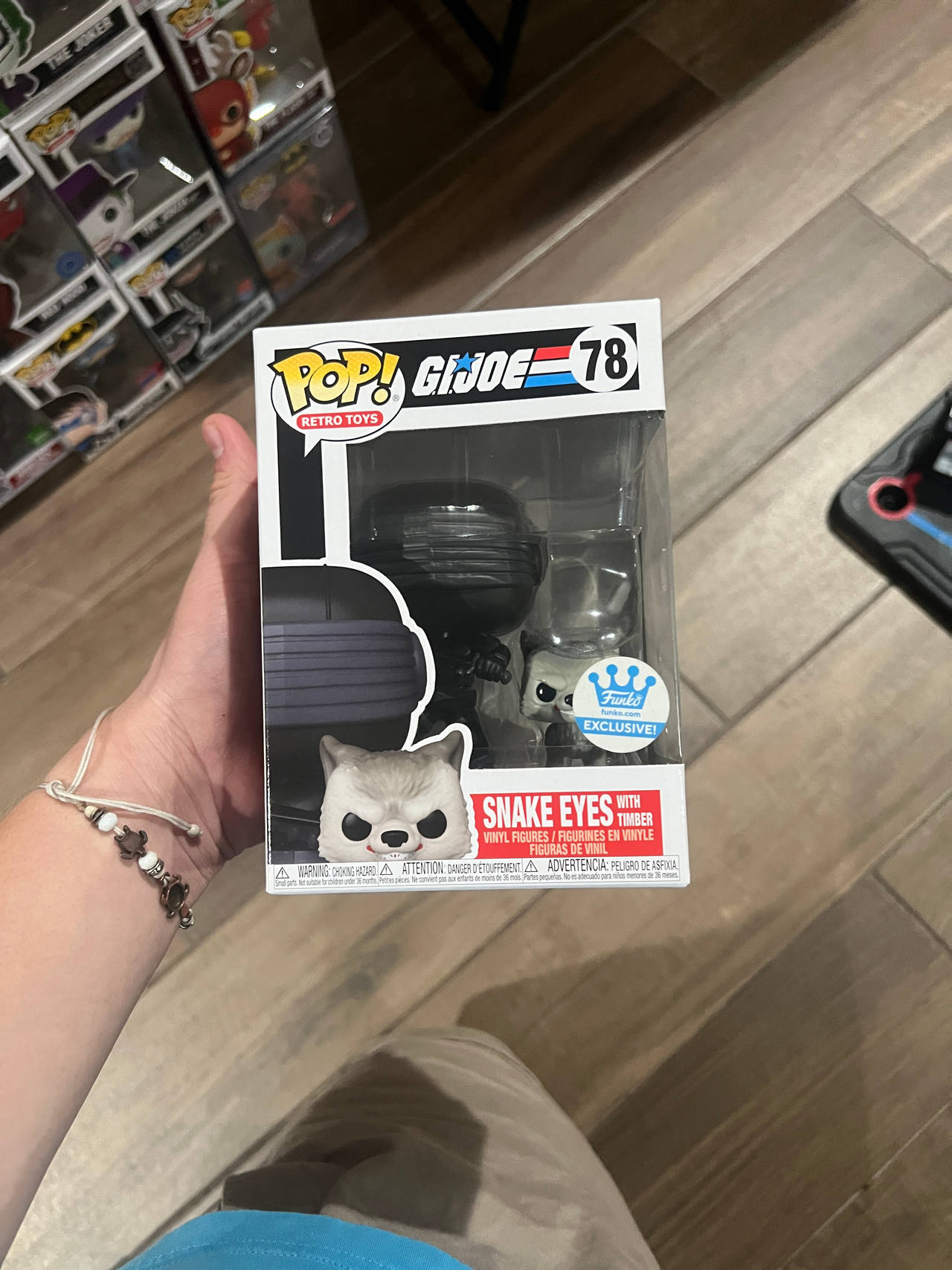 Funko Pop! Retro Toys G.I. Joe Snake Eyes with Timber #78
