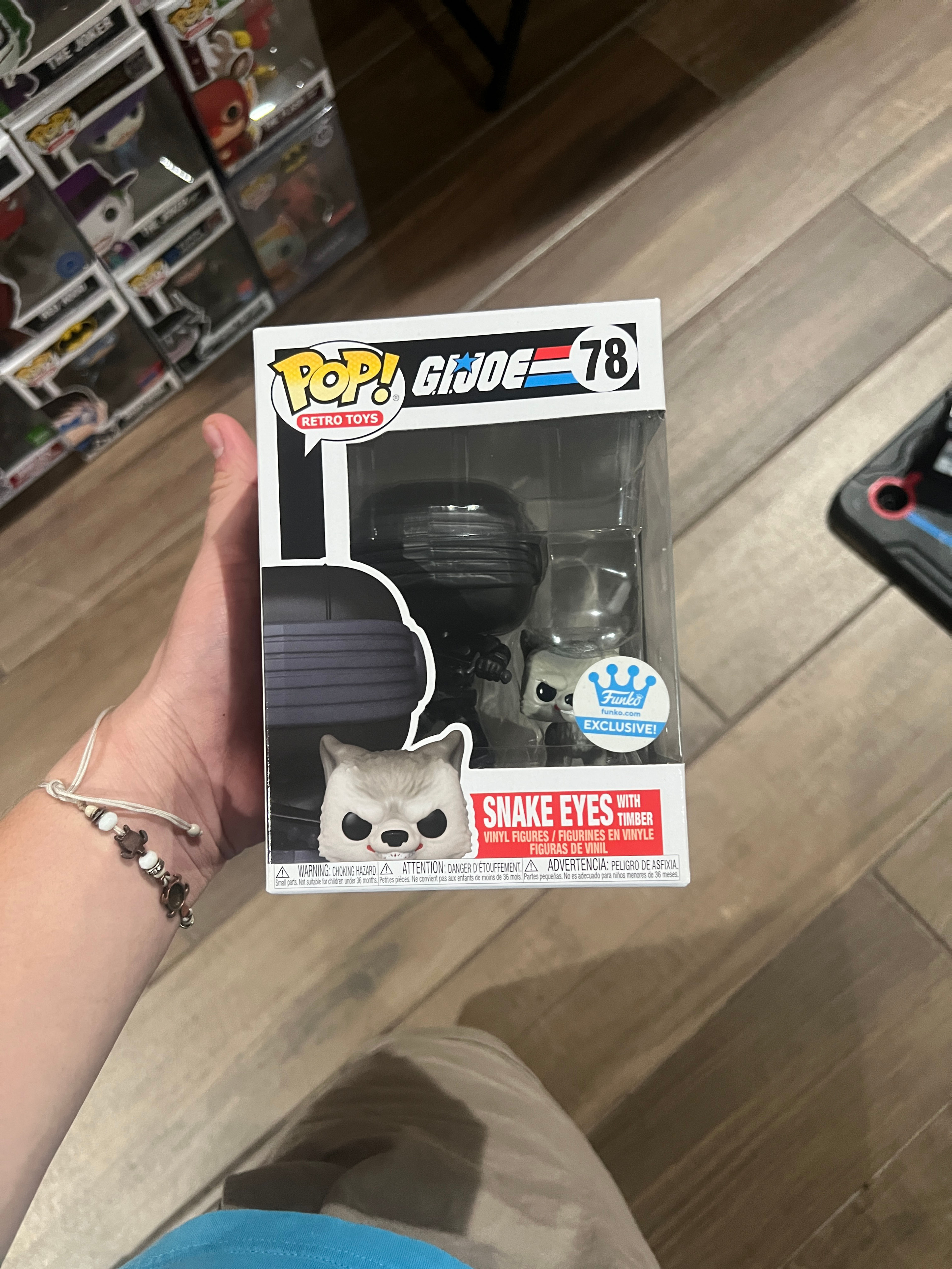 Funko Pop! Retro Toys G.I. Joe Snake Eyes with Timber #78