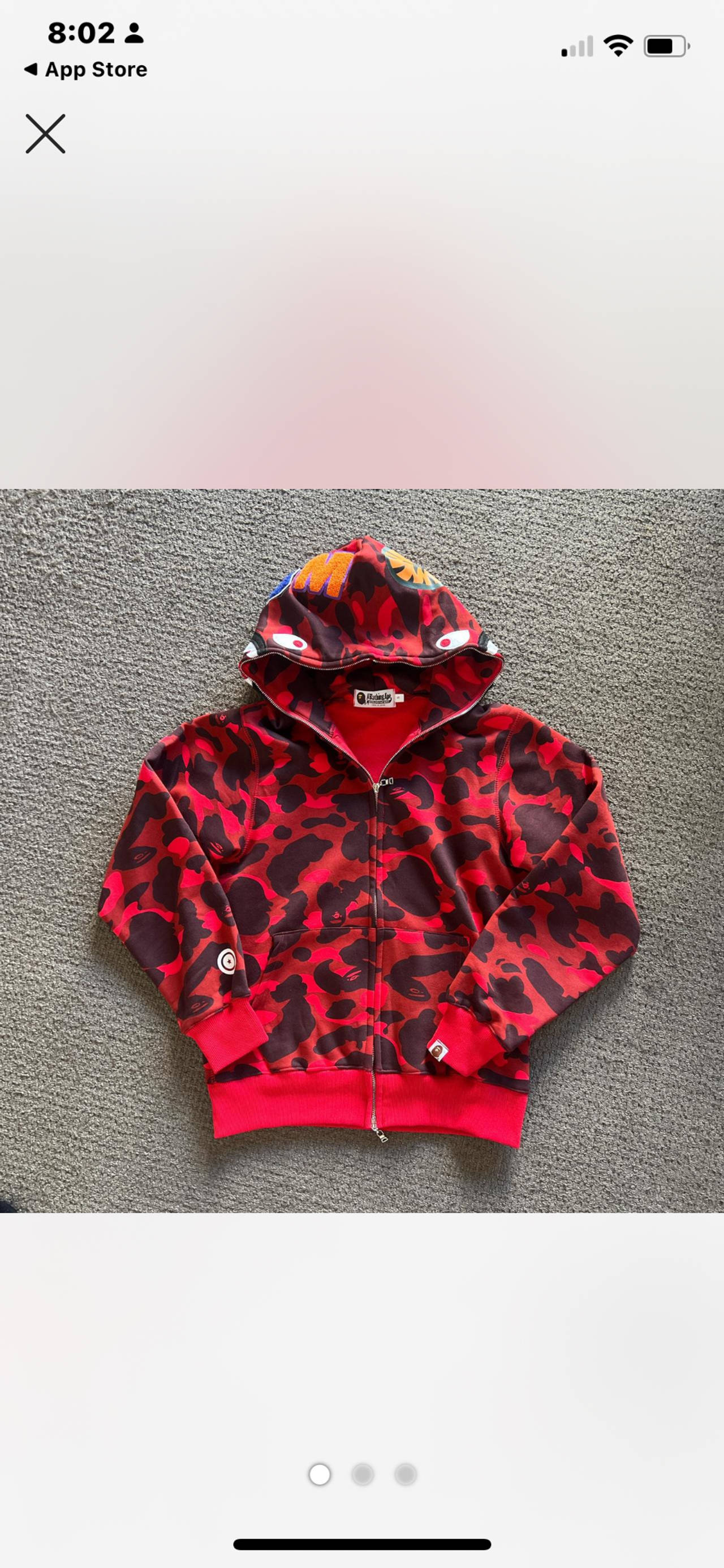 A Bathing Ape BAPE Shark Full Zip Hoodie