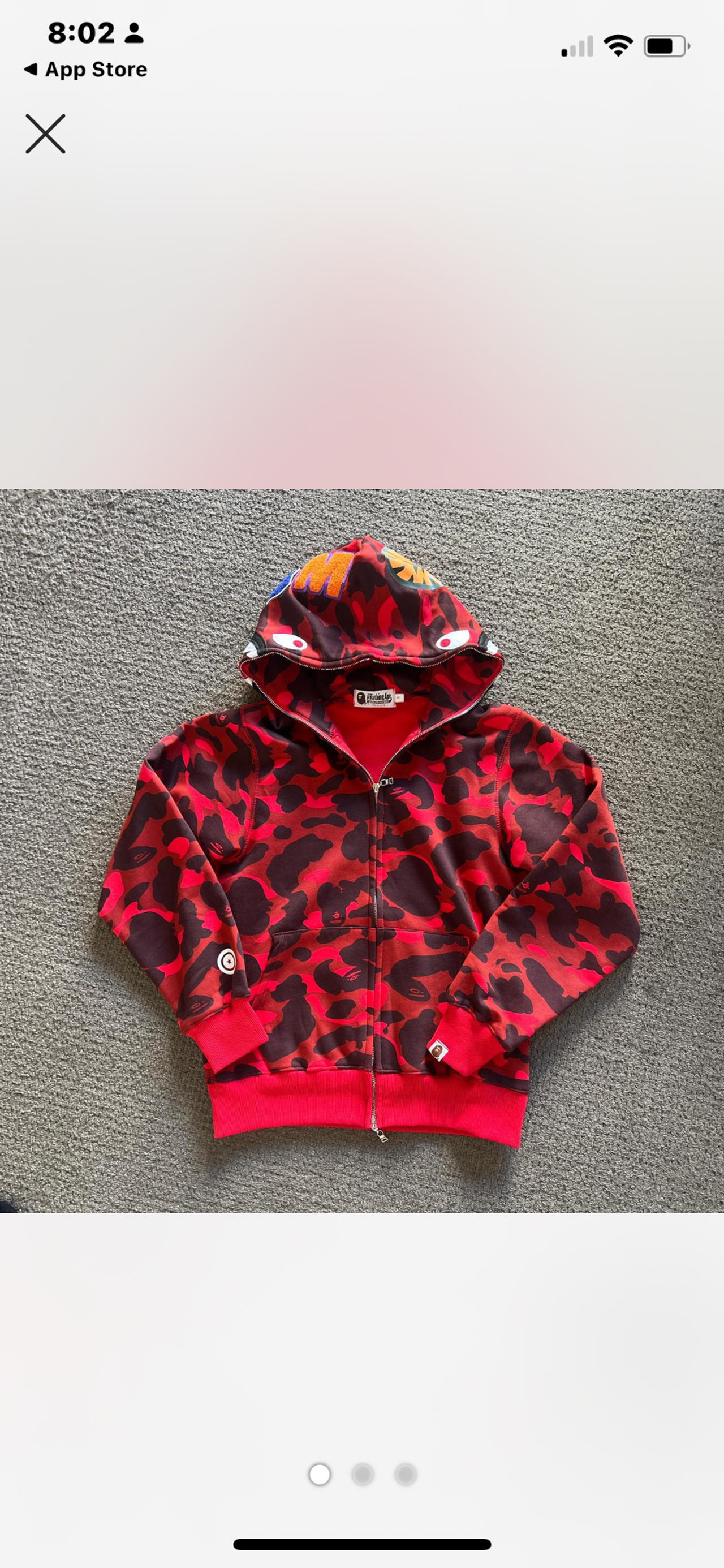A Bathing Ape BAPE Shark Full Zip Hoodie