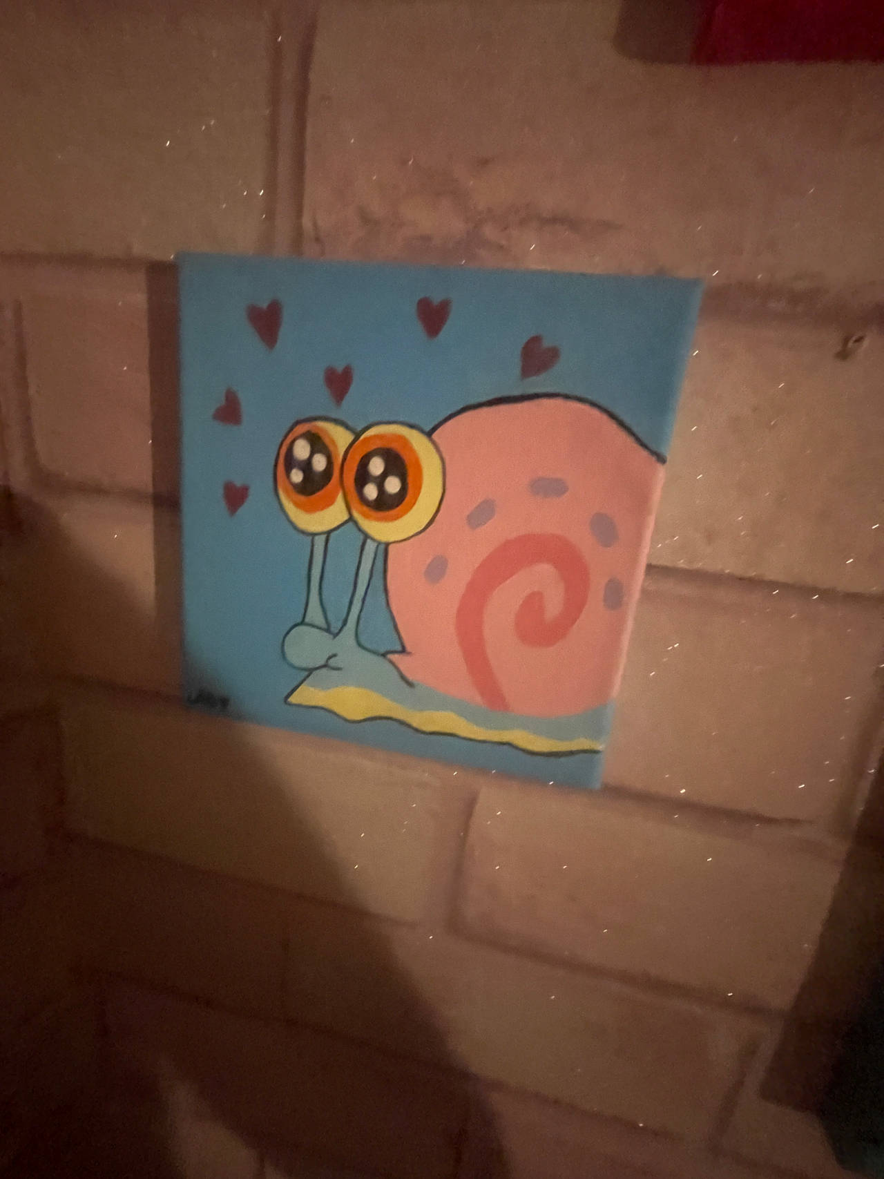 Gary the Snail Canvas Art
